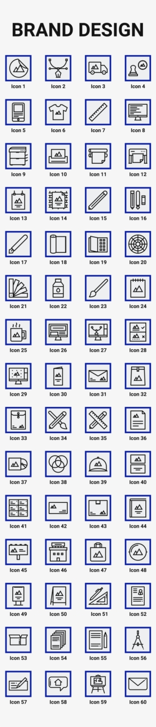 Brand Identity Presentation Design Icons And Elements - ป ฎิ ทิน หวย ปี 60