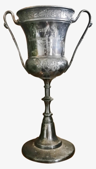 Antique Victorian Era Silver Plated Bicycle Trophy - Antique