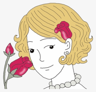 Rose Symbol In Tea Leaves - Illustration