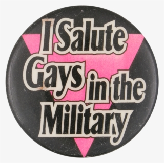 I Salute Gays In The Military - Circle