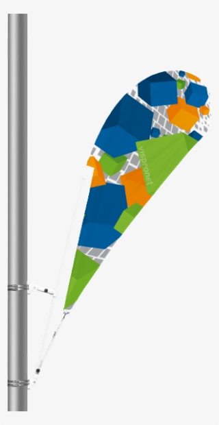 Bowflag® Drop Pole Banner - Banner