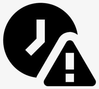 The Icon Is Of Two Shapes, One Triangle Shape With - Expired Icon Png