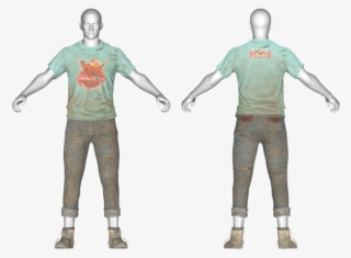 Nuka-world Shirt And Jeans - Illustration