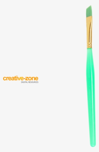 Brush, Paintbrush, Turquoise, Transparent - Paint Brush