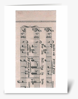 For I'm Falling In Love Greeting Card - Floor Plan