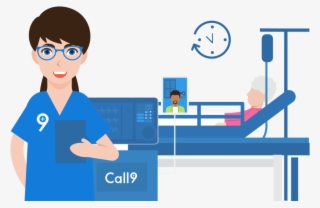 Call9 Embeds Highly Skilled First Responders On Site, - Cartoon