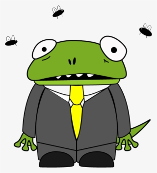 Business Frog - Cartoon