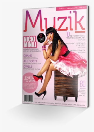 Muzik Urban Magazine - Magazine Cover Mockup Png