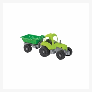Image Mgs Mini Toy Power Workers-tractor Trailer - Model Car