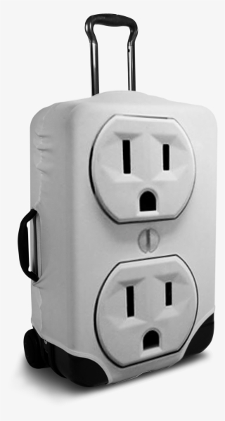 Luggage Cover/suitcase Cover - Nema 5 15 Wall Outlet