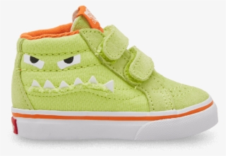 Green Monster Face Sk8-mid Reissue Sneakers - Skate Shoe