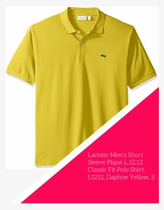 Lacoste Men's Short Sleeve Pique L - Lacoste