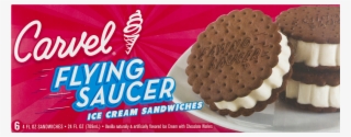 Rich Products Carvel Flying Saucer Ice Cream Sandwiches, - Chocolate