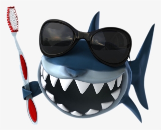 Brushing Shark Whale Photography Tooth Toothbrush Take - Animals With Teeth Cartoon