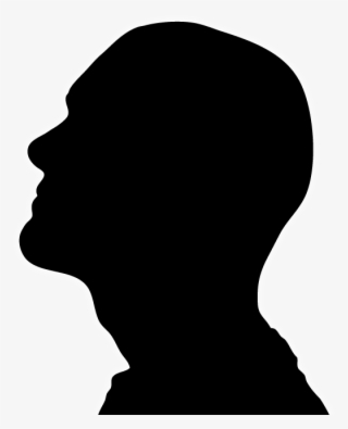 Man Head Silhouette - Side Of Head Png