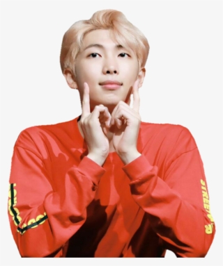Rm Sticker - Namjoon Red Cute