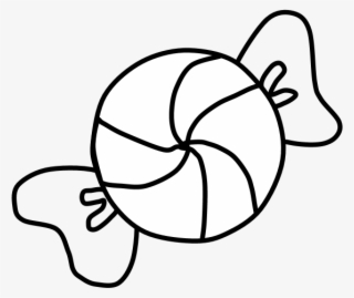 Peppermint Candy, Black And White, Png - Drawing