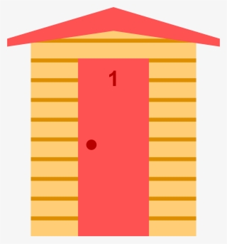 Big Image - Beach Hut Clip Art