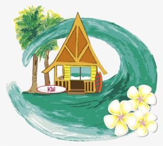 Vector Library Stock Catch A Wave The Lifes House Team - Frangipani
