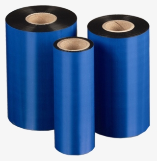 Cintas De Transferencia Térmica - Zebra Blue Wax Ribbon