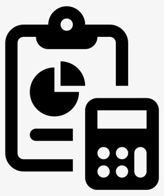This Is A Picture Of A Clipboard With Graphs On It - Icone Comptabilité Png