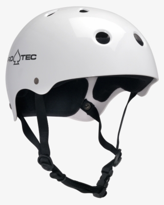 Classic Skate Helmet Gloss White - Protec Classic Gloss White