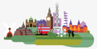 Europe Region's Background Image - Illustration