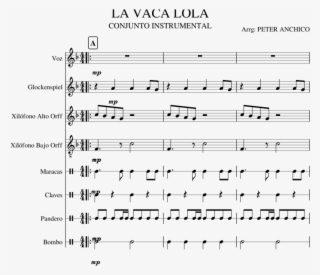La Vaca Lola - La Vaca Lola Piano