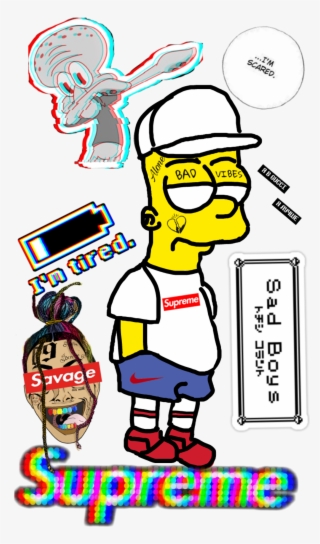 Sadboys Sticker - Sad Xxxtentation