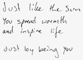 Quote Sticker - Handwritten Quote Png