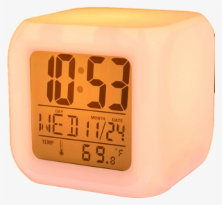 Itd Gear 7 Color Led Digital Alarm Clock W/temperature - Radio Clock