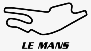 19035 Circuit Bugatti Le Mans 2 - Circuit Le Mans Stickers