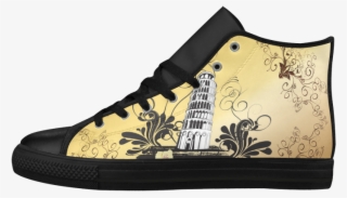The Leaning Tower Of Pisa Aquila High Top Microfiber - Basketball Shoe