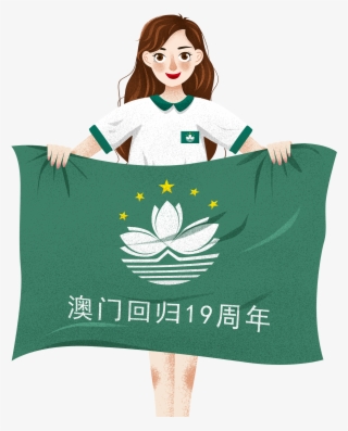 Cartoon Fresh Girl Female Student Png And Psd - Illustration