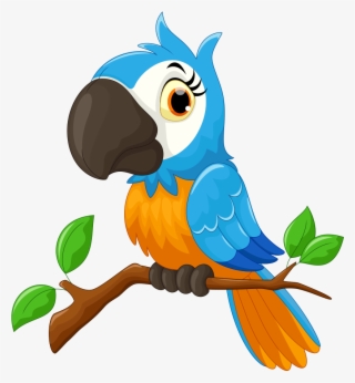 Macaw Clipart Aves - Parrot Cartoon
