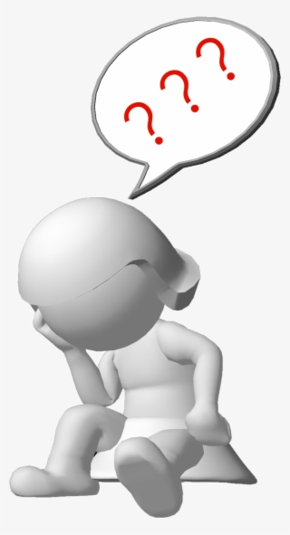 Png Thinking Person Png Brain Png Question Mark Png - Reflections Clip Arts Png
