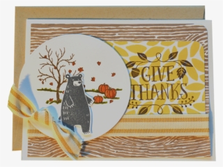 Give Thanks Bear - Craft