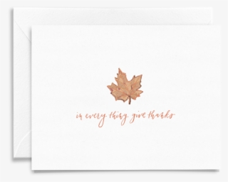 Give Thanks Card - Envelope