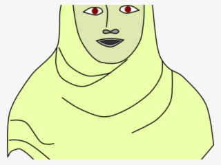 Beautiful Clipart Hijab - Cartoon