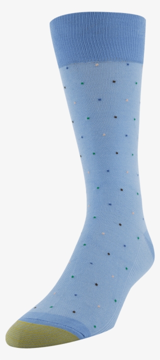 Gold Toe Men's Multi-color Texture Dot Crew Sock Pair - Sock