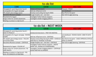 Business To Do List Template