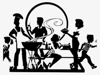 Family Bbq Cliparts - Church Cookout