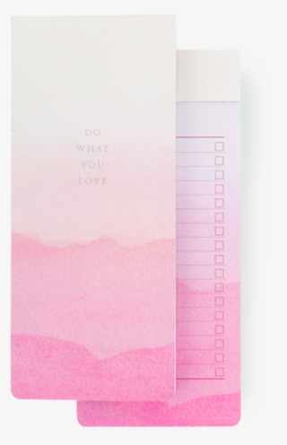 Do What You Love To Do List Pad With Magnet - Paper