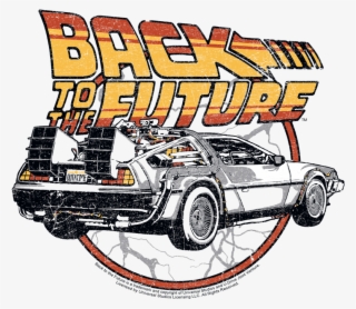 Back To The Future Time Machine Men's Regular Fit T-shirt - Back To The Future