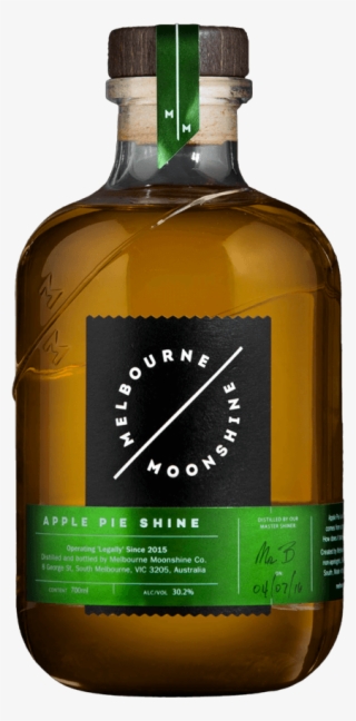 Melbourne Moonshine Apple Pie Shine Upmrkt - Glass Bottle