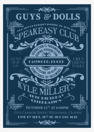 Moonshine Birthday Invitations - Poster