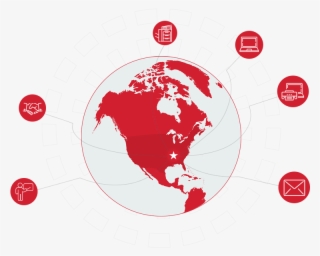 Xmc Globe - North America Free Vector Graphic