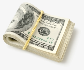 Vector Royalty Free Library Cash Clip Rubber Band - 100 Dollar Bill