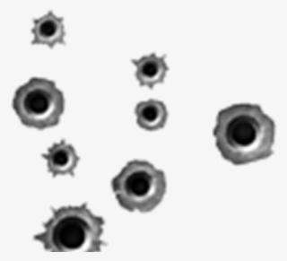 Bullet Hole Clipart Metal - Transparent Bullet Hole Metal