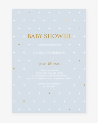 Baby Boy Shower Invitation Template By Littlesizzle - Event